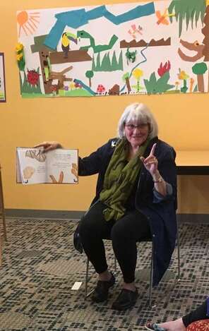 Kizzie reading at Edmonds Library for Children’s Book Week  May 3, 2018  